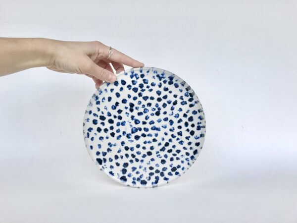 Teller, Blau Weiß