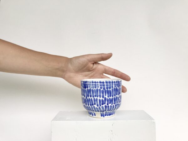Blau Weiß Becher – Bild 2