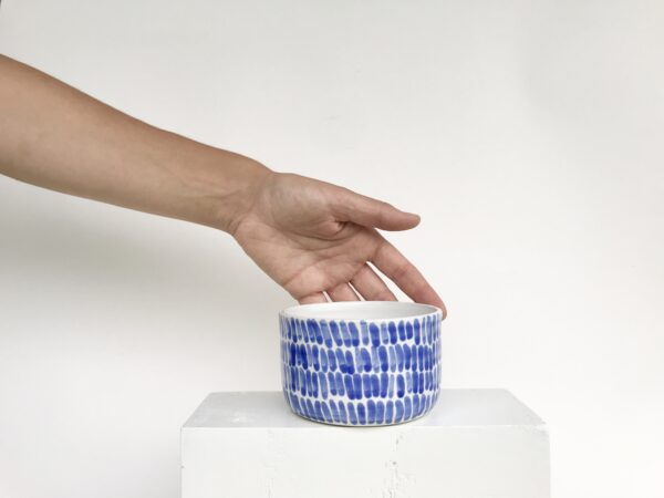 Blau Weiß Becher – Bild 2