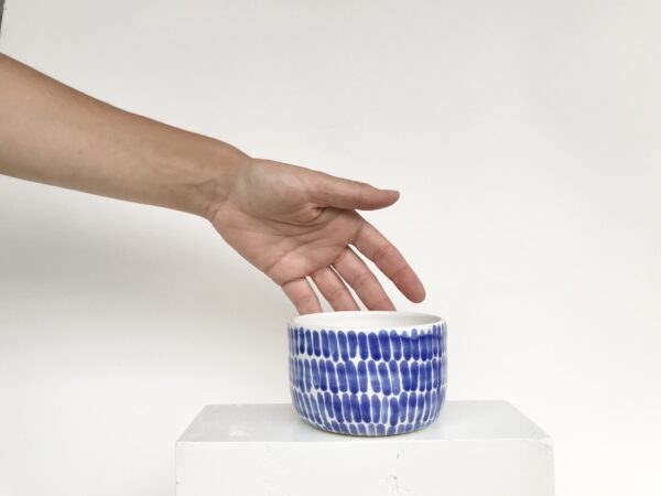 Blau Weiß Becher – Bild 2