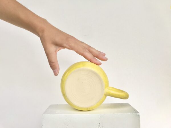 Knallgelbe Henkeltasse – Bild 6